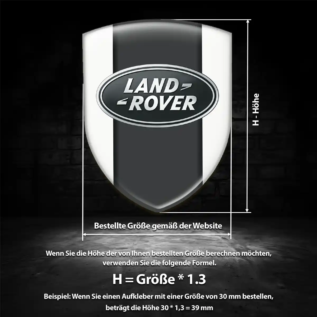 Land Rover Emblem Wappen Stilvolles Design