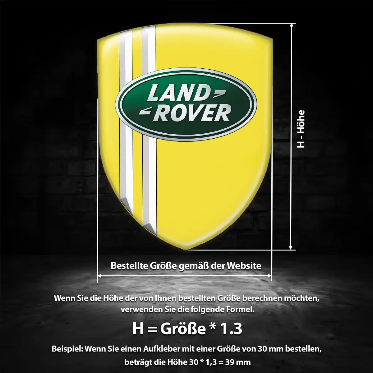 Land Rover Embleme Auto Hohe Qualität