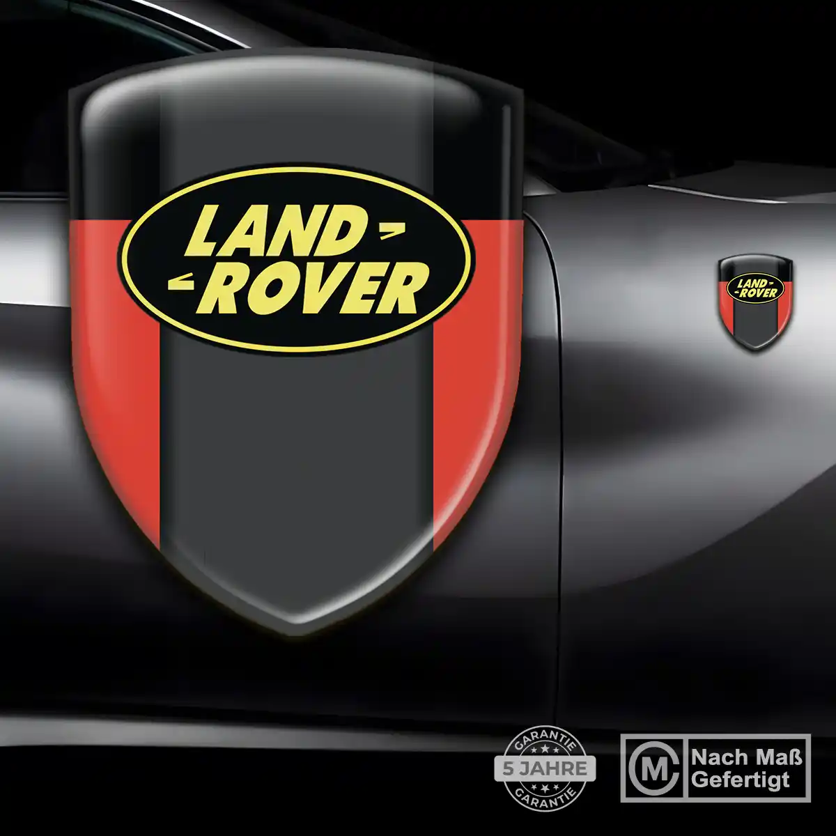 Land Rover Embleme Silikon Aufkleber Auto Stilvolles Design