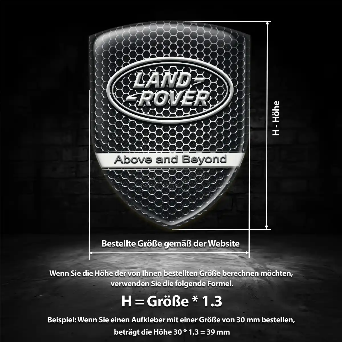 Land Rover Embleme Stilvolles Design