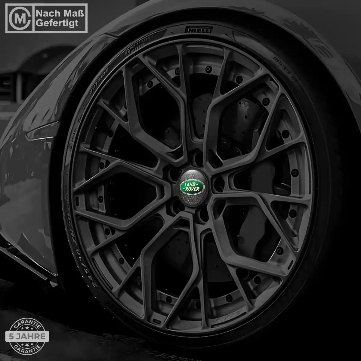 Land Rover Felgenemblem Aufkleber Hohe Qualität