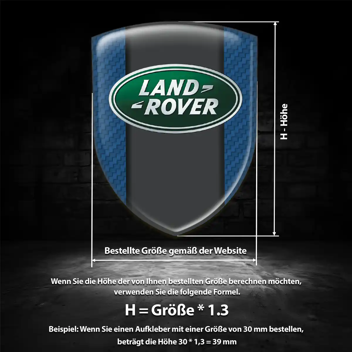 Land Rover Silikon Aufkleber Embleme Auto Hohe Qualität