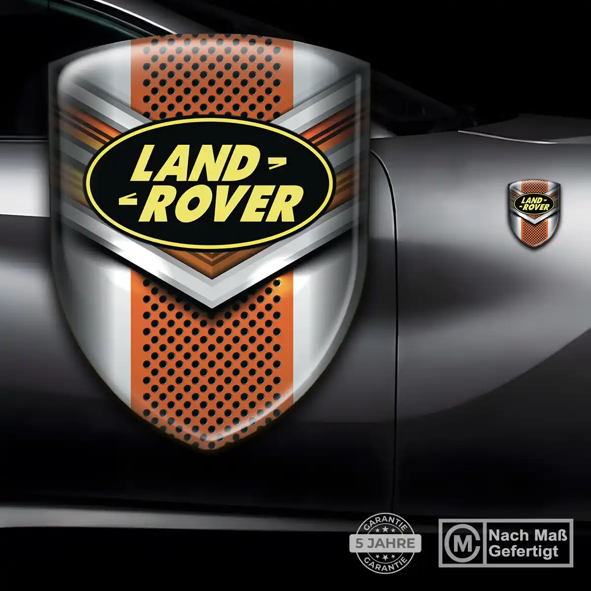 Land Rover Silikon Aufkleber Embleme Auto Stilvolles Design