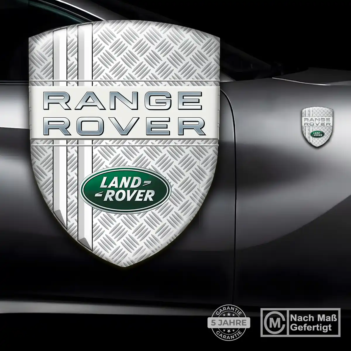 Land Rover Wappen Aufkleber Emblem Auto Stilvolles Design