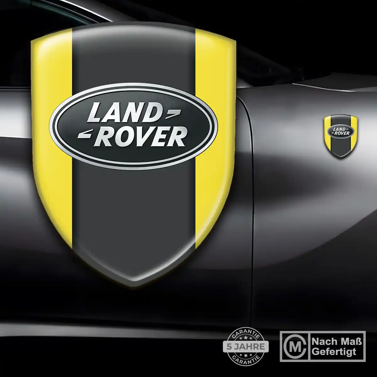Land Rover Wappen Aufkleber Emblem Stilvolles Design