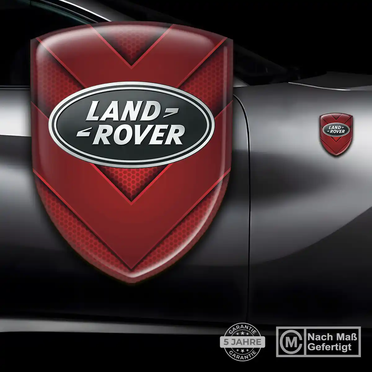 Land Rover Wappen Aufkleber Hohe Qualität