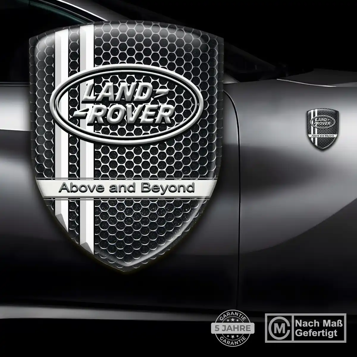 Land Rover Wappen Aufkleber Stilvolles Design