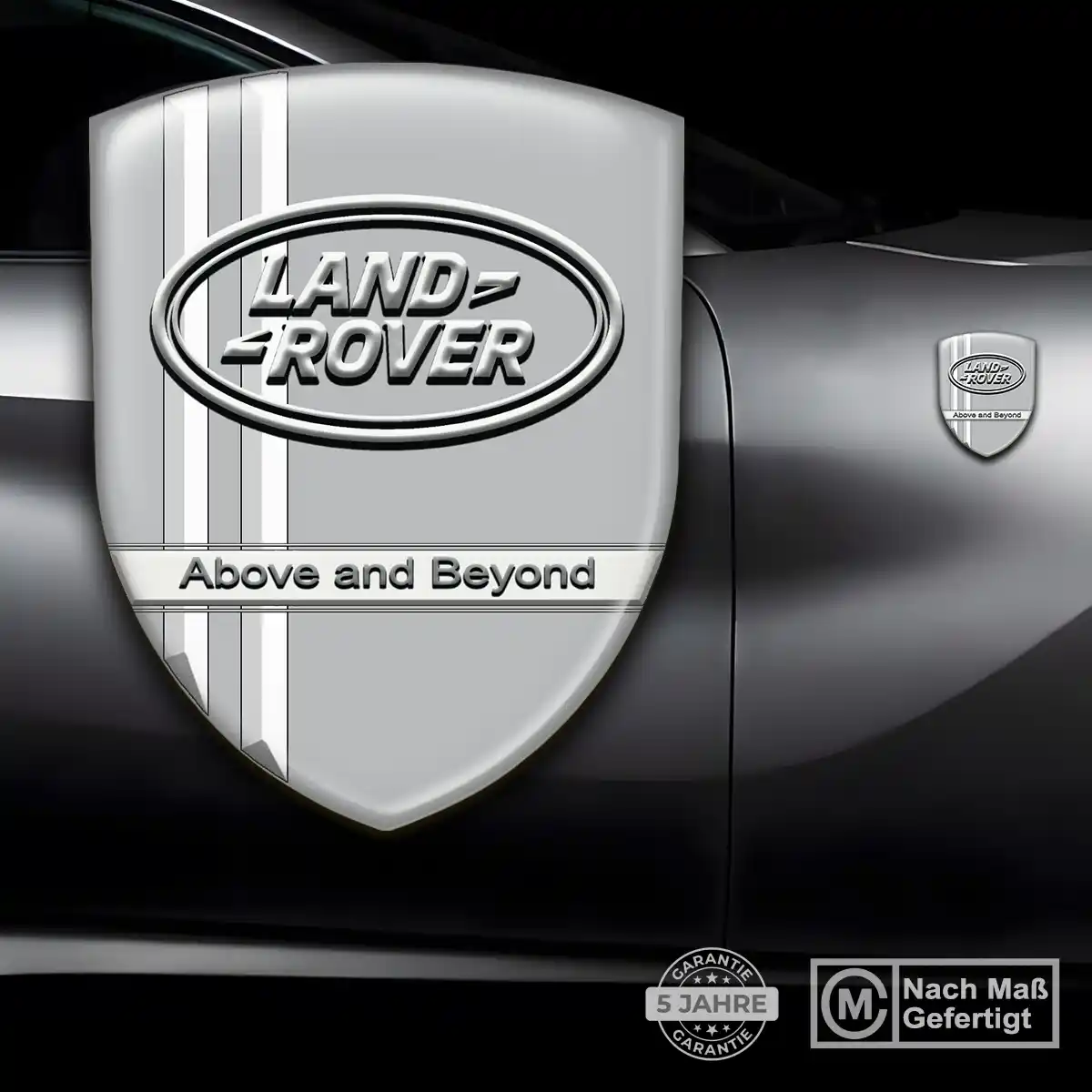Land Rover Wappen Emblem Aufkleber Auto Stilvolles Design