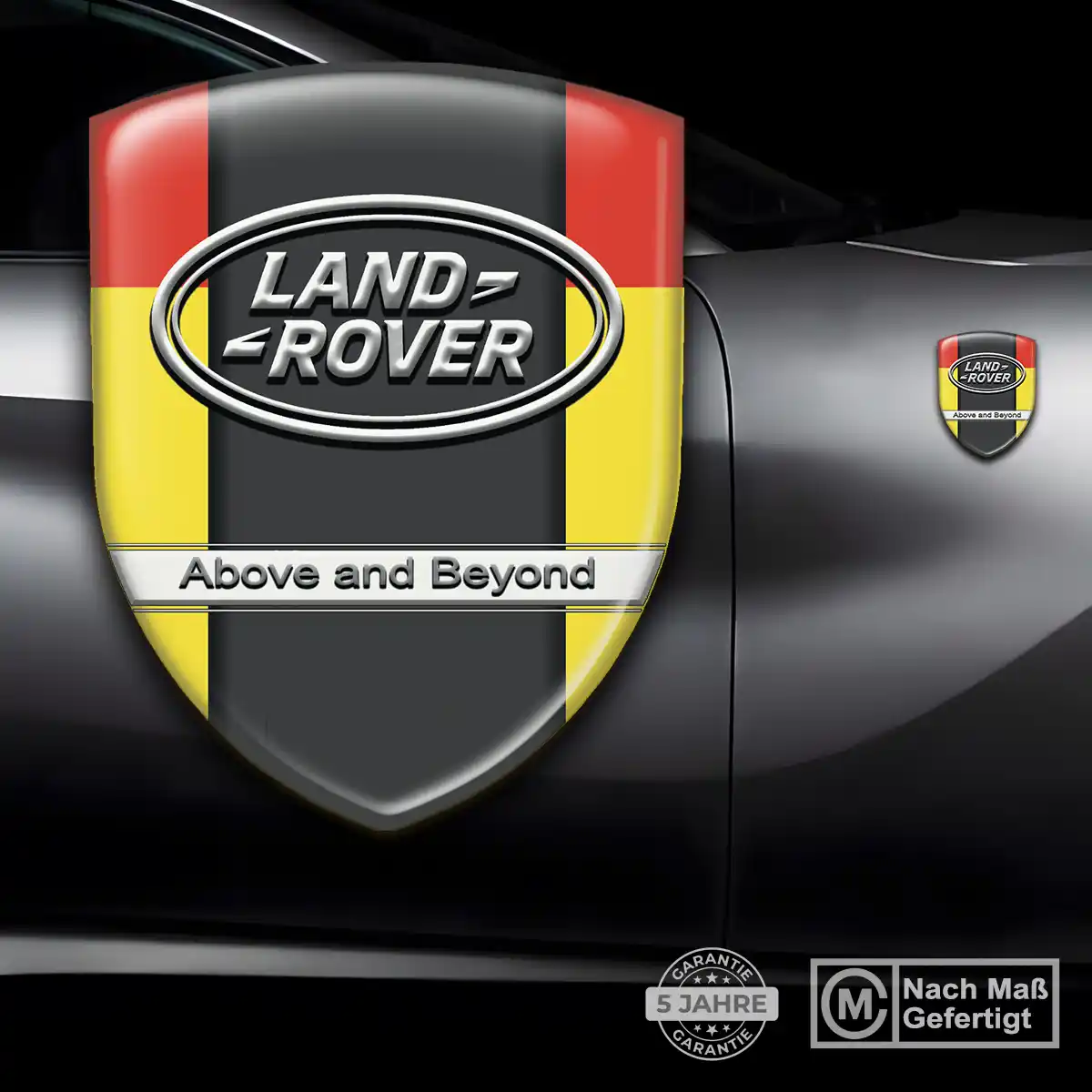 Land Rover Wappen Emblem Aufkleber Stilvolles Design