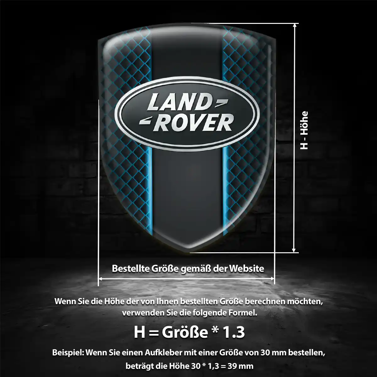 Land Rover Wappen Emblem Auto Hohe Qualität