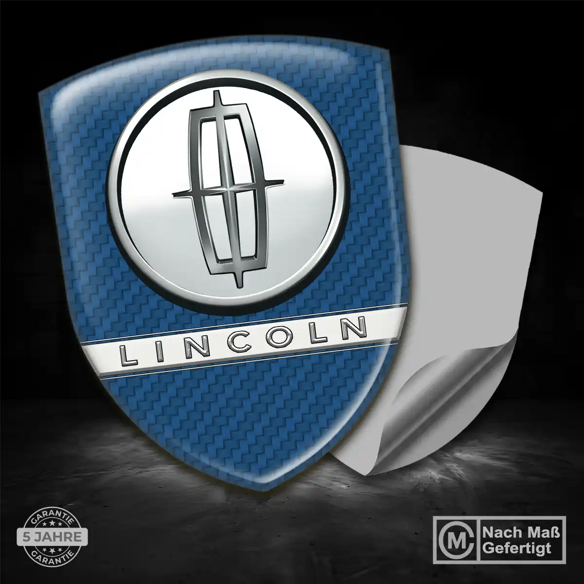 Lincoln 3D Gel Aufkleber Emblem Auto Stilvolles Design