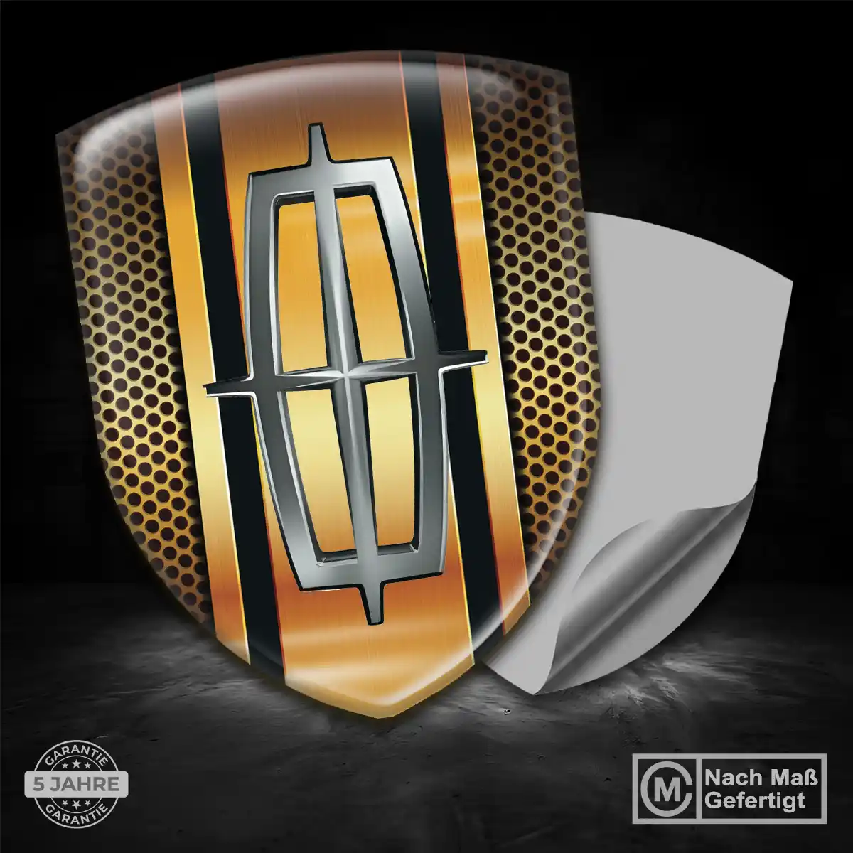 Lincoln 3D Gel Aufkleber Emblem Hohe Qualität