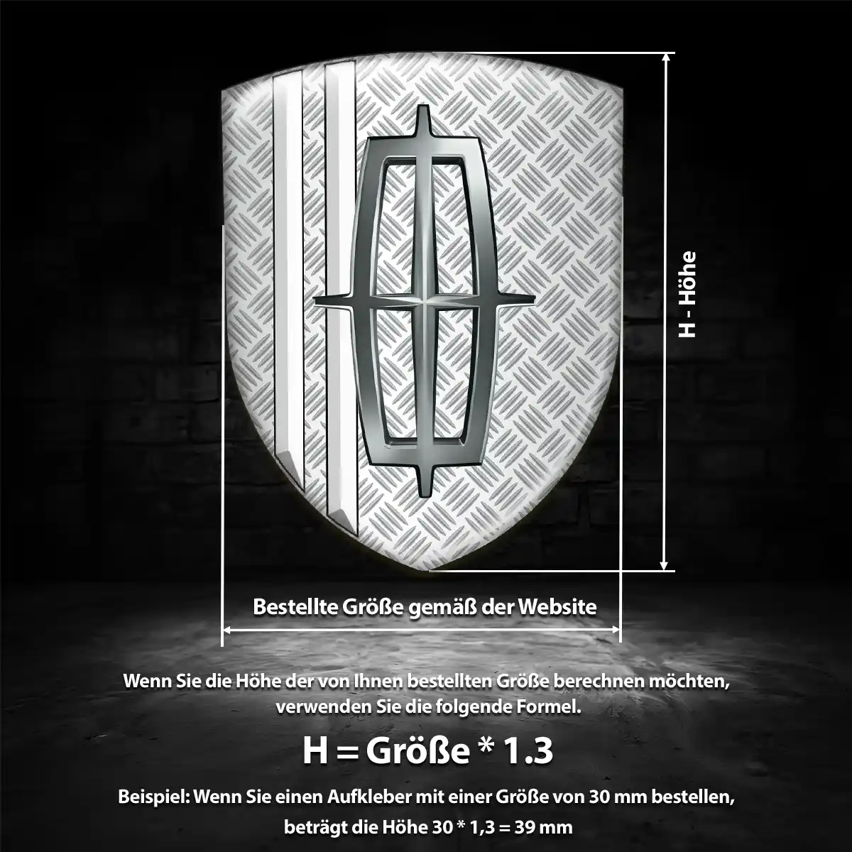 Lincoln 3D Gel Aufkleber Embleme Auto Hohe Qualität