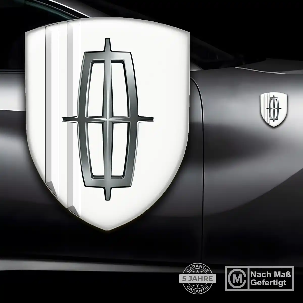 Lincoln 3D Gel Aufkleber Silikon Auto Stilvolles Design