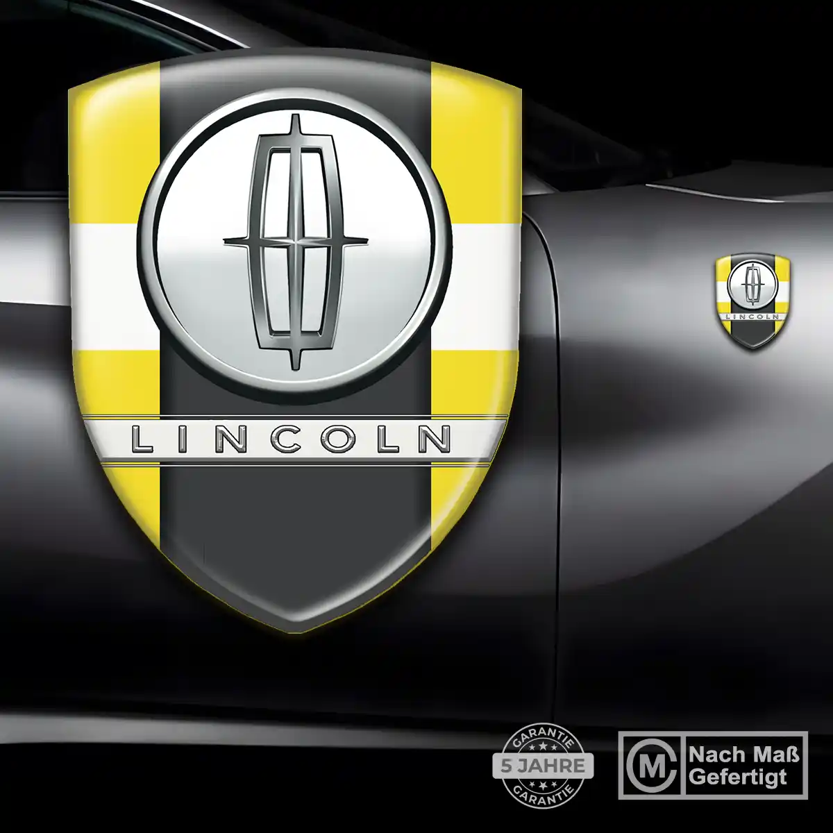 Lincoln 3D Gel Aufkleber Wappen Hohe Qualität