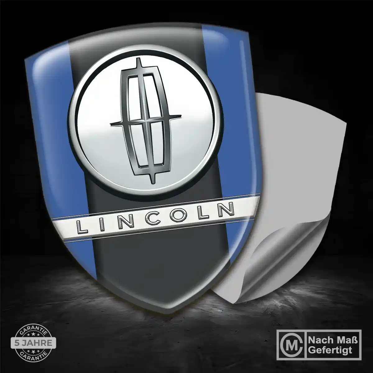 Lincoln Aufkleber 3D Gel Emblem Auto Stilvolles Design