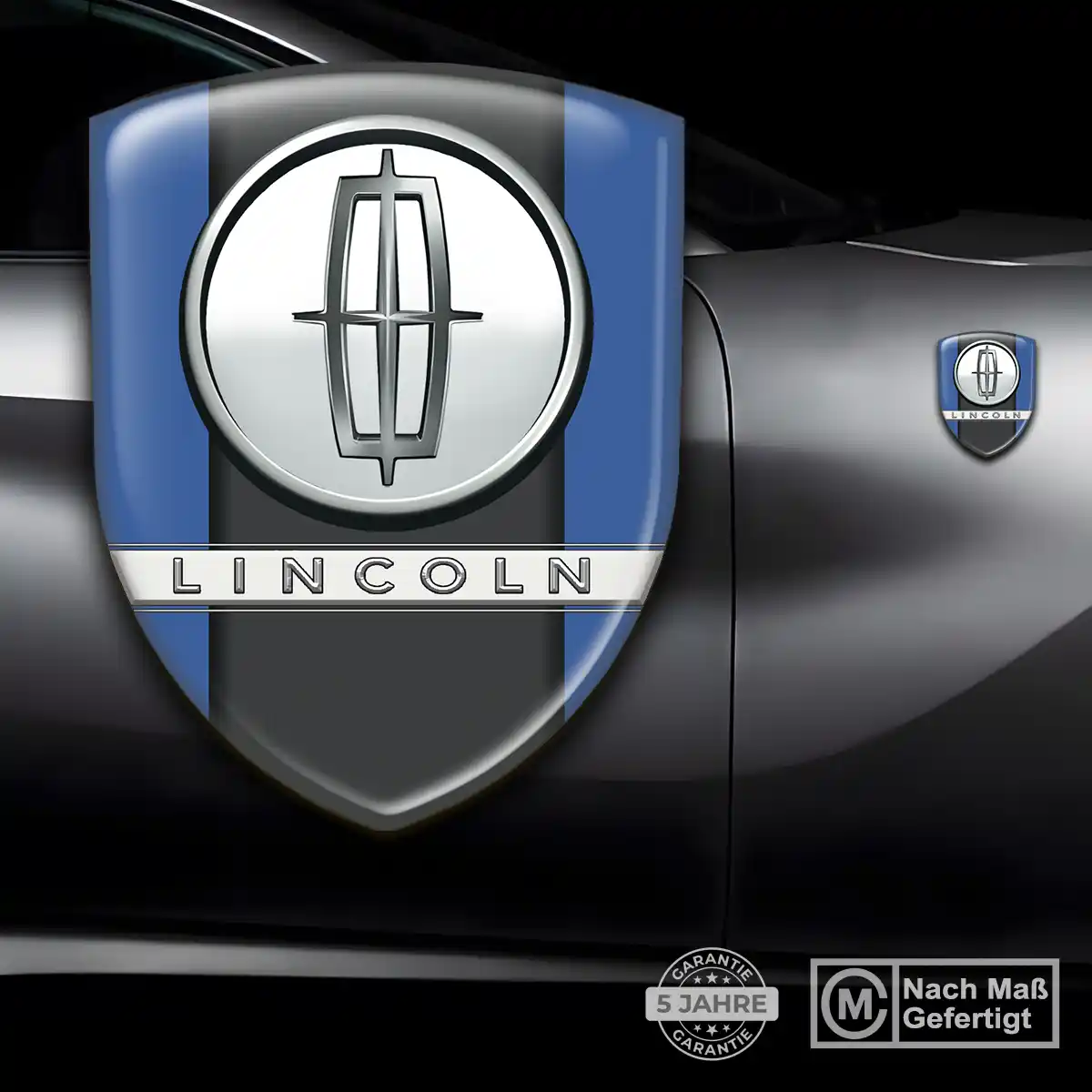 Lincoln Aufkleber 3D Gel Emblem Auto Stilvolles Design