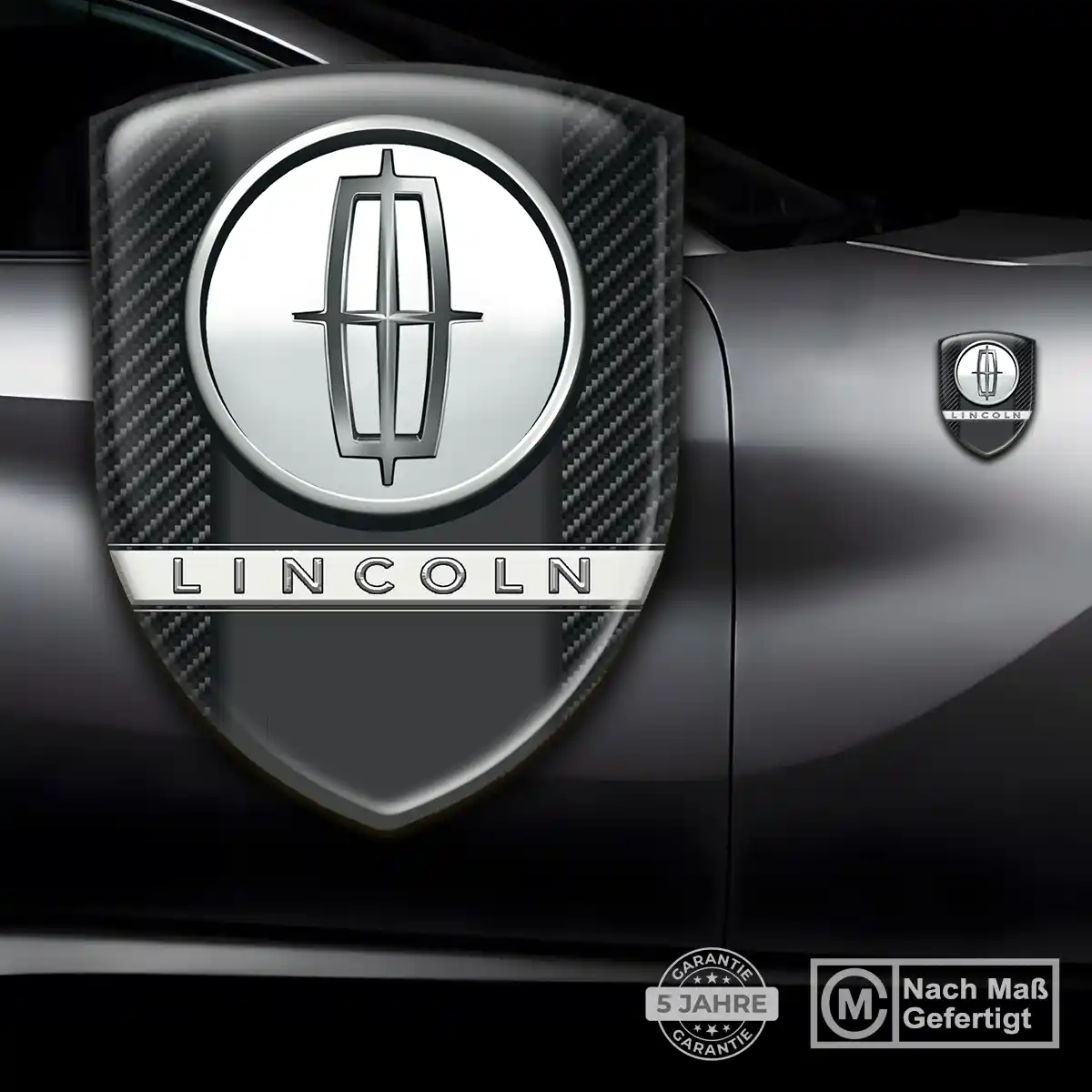 Lincoln Aufkleber 3D Gel Silikon Auto Stilvolles Design