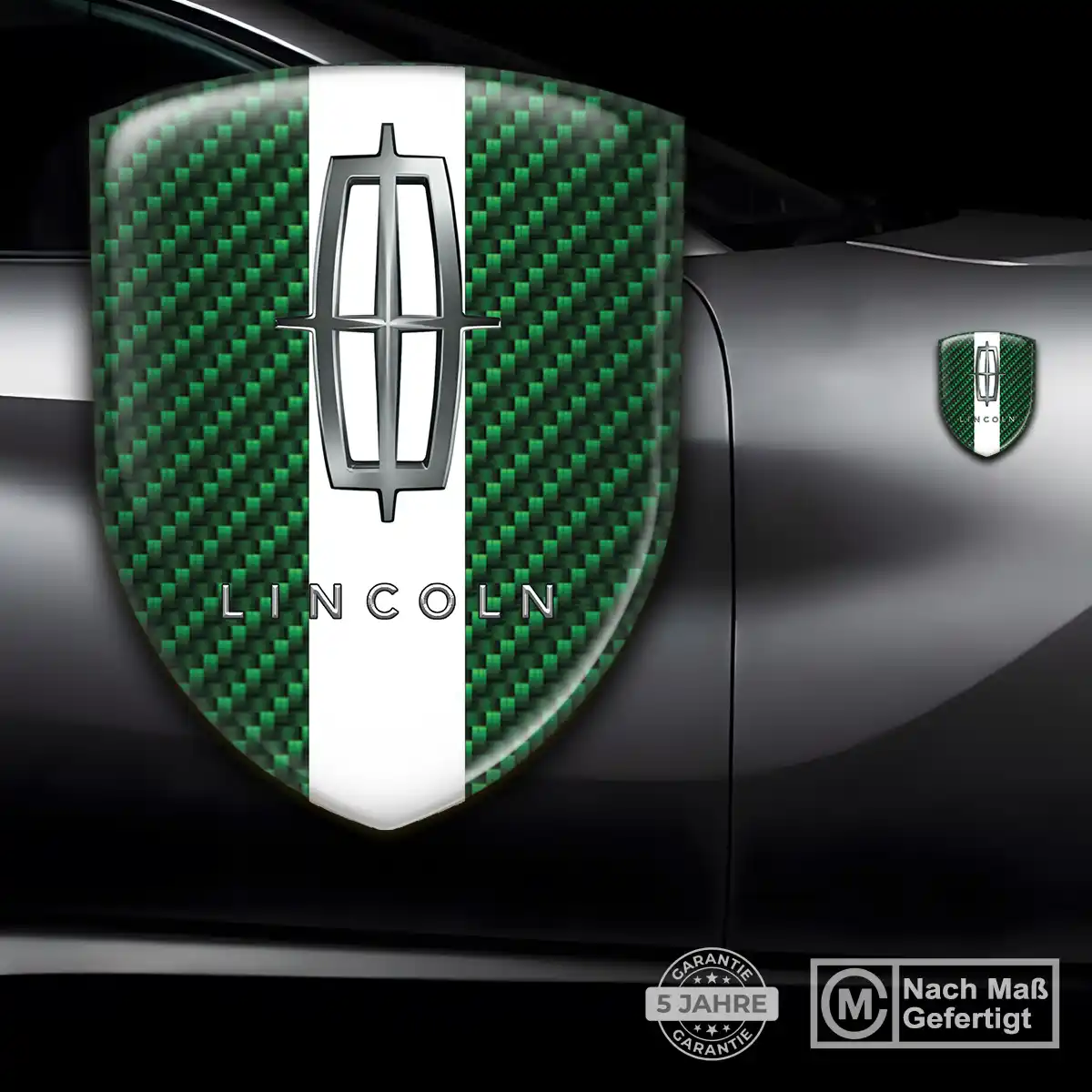 Lincoln Aufkleber 3D Gel Silikon Stilvolles Design