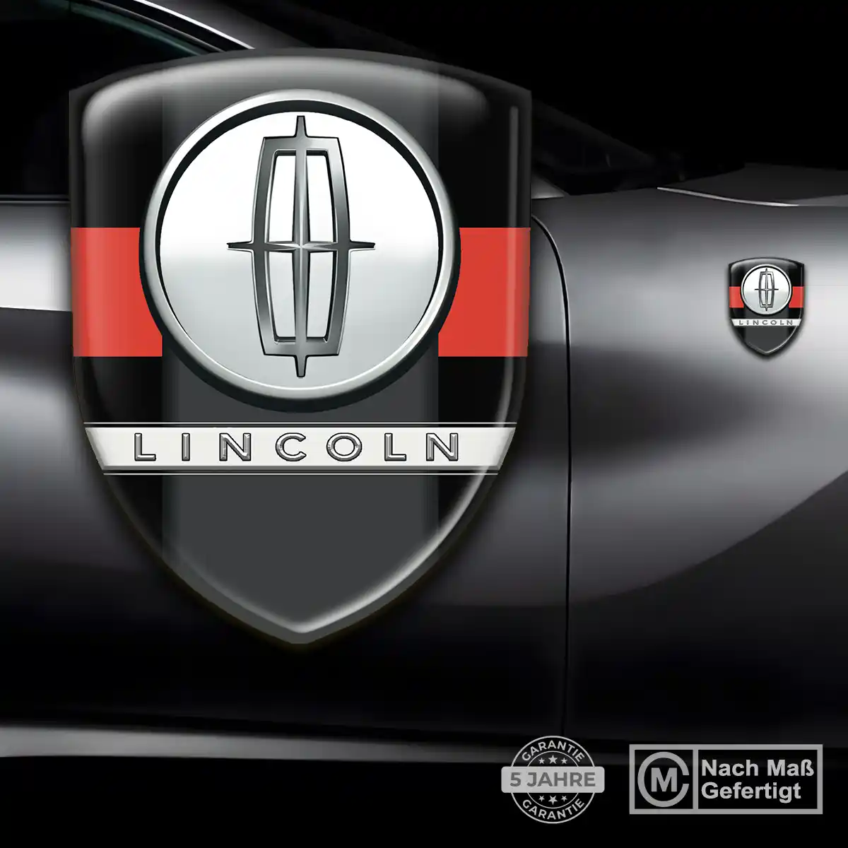 Lincoln Aufkleber 3D Gel Wappen Auto Hohe Qualität