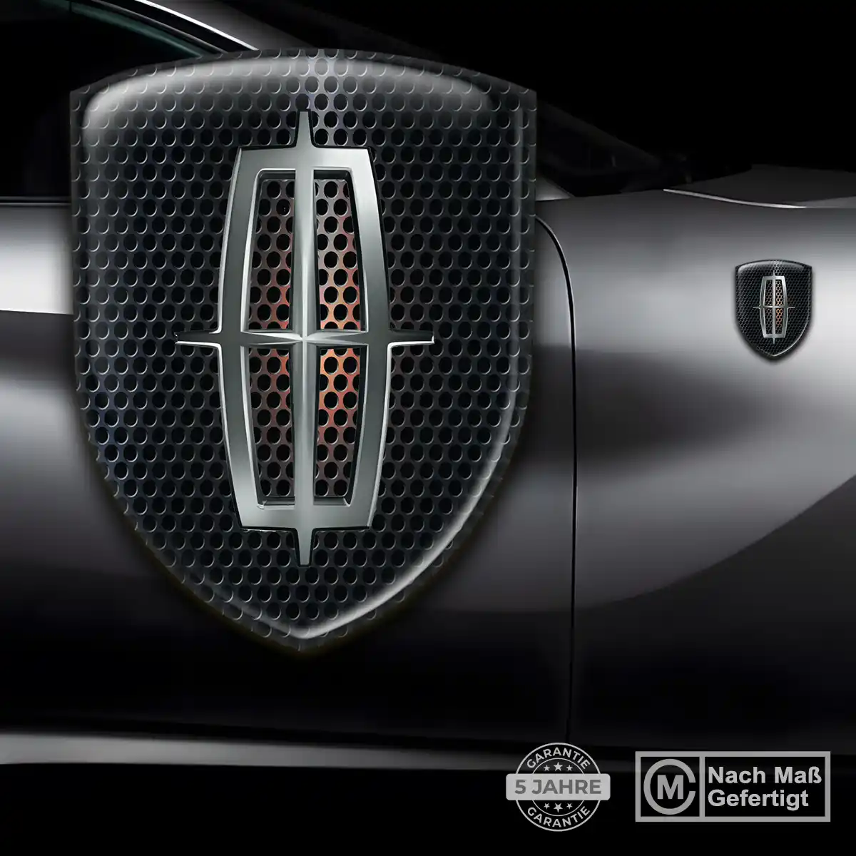 Lincoln Aufkleber Emblem Premium-Edition