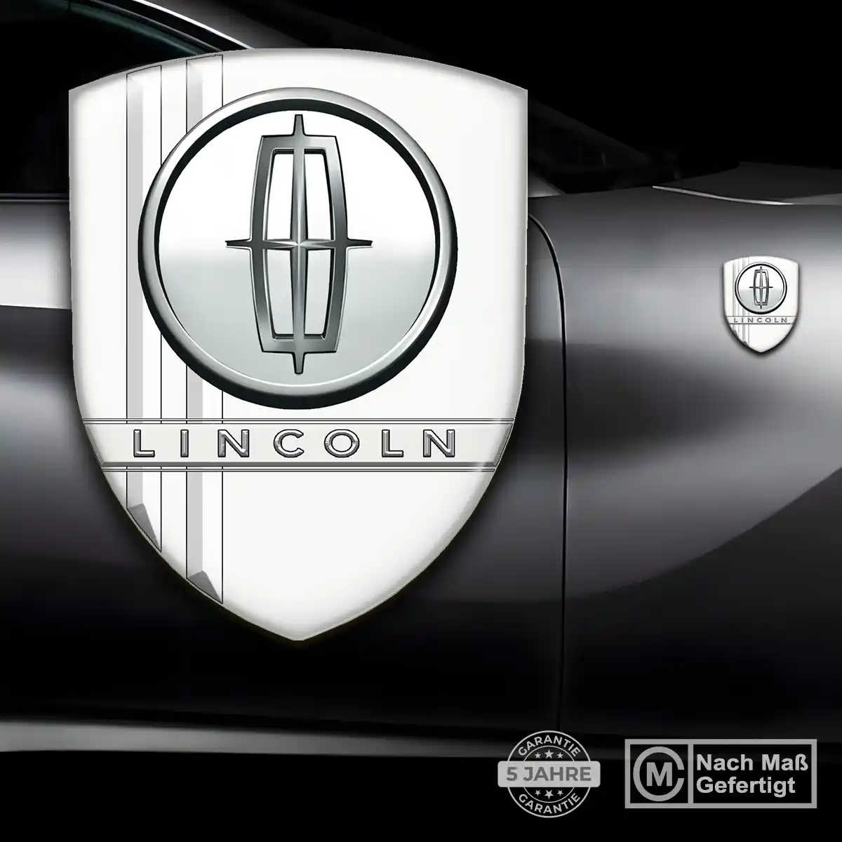 Lincoln Aufkleber Emblem Stilvolles Design