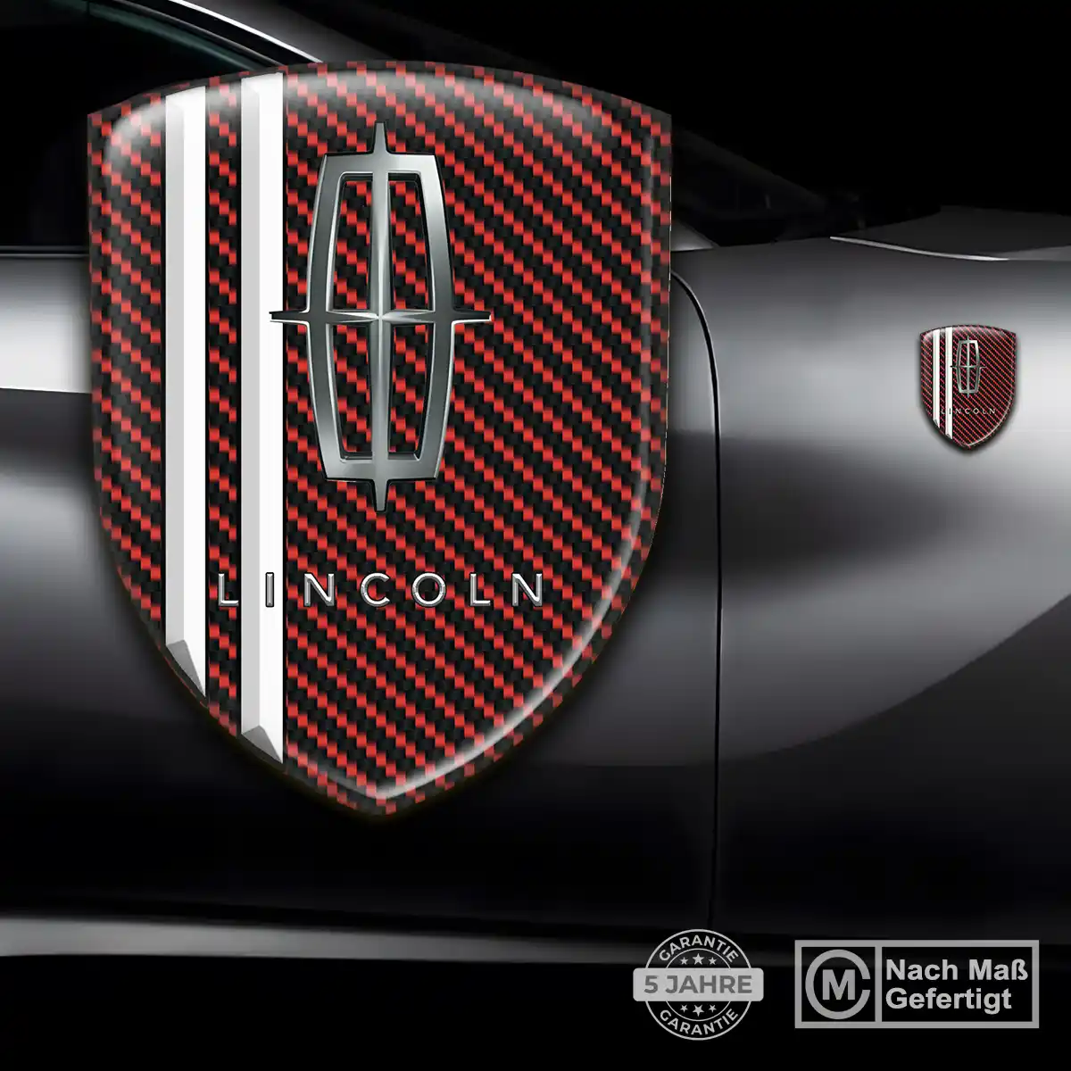 Lincoln Aufkleber Emblem Wappen Auto Hohe Qualität