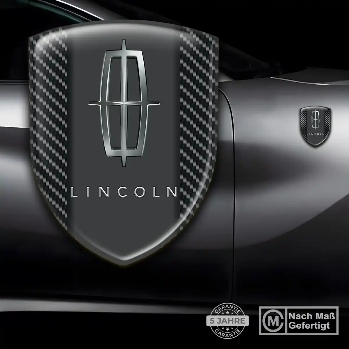 Lincoln Aufkleber Emblem Wappen Auto Stilvolles Design