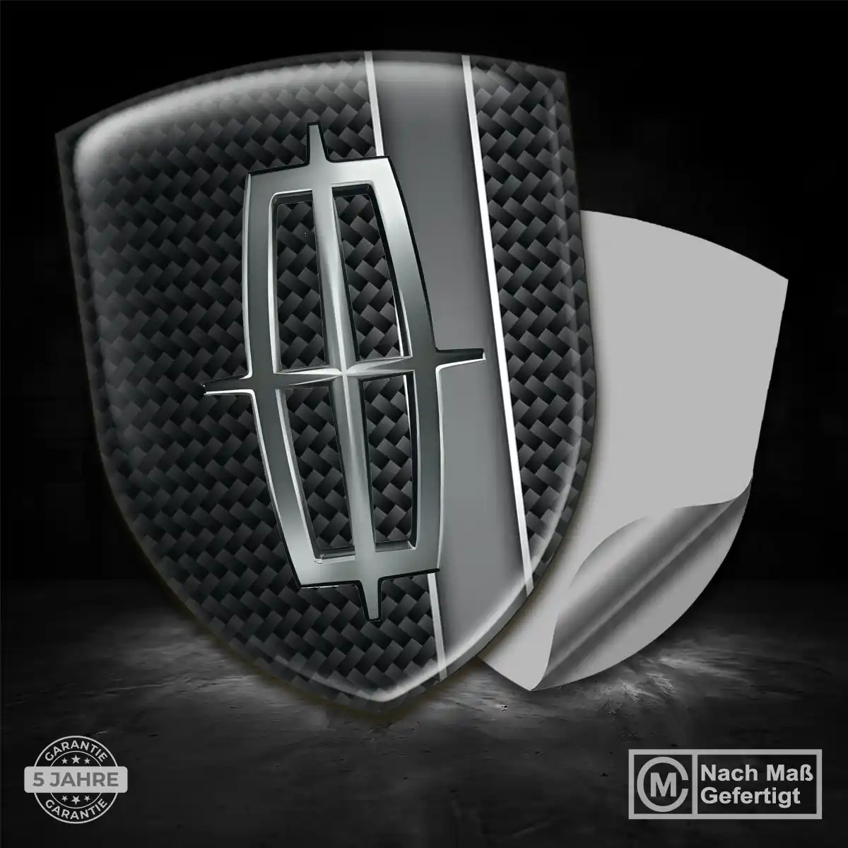 Lincoln Aufkleber Embleme Silikon Auto Stilvolles Design
