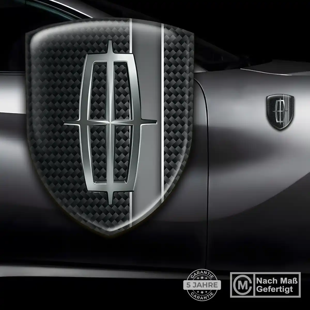 Lincoln Aufkleber Embleme Silikon Auto Stilvolles Design