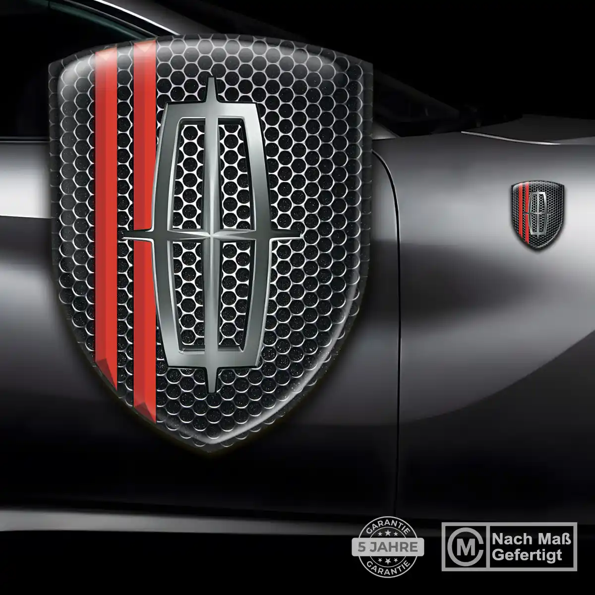Lincoln Aufkleber Embleme Silikon Stilvolles Design