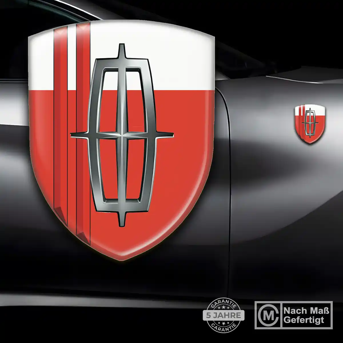 Lincoln Aufkleber Wappen Emblem Auto Stilvolles Design