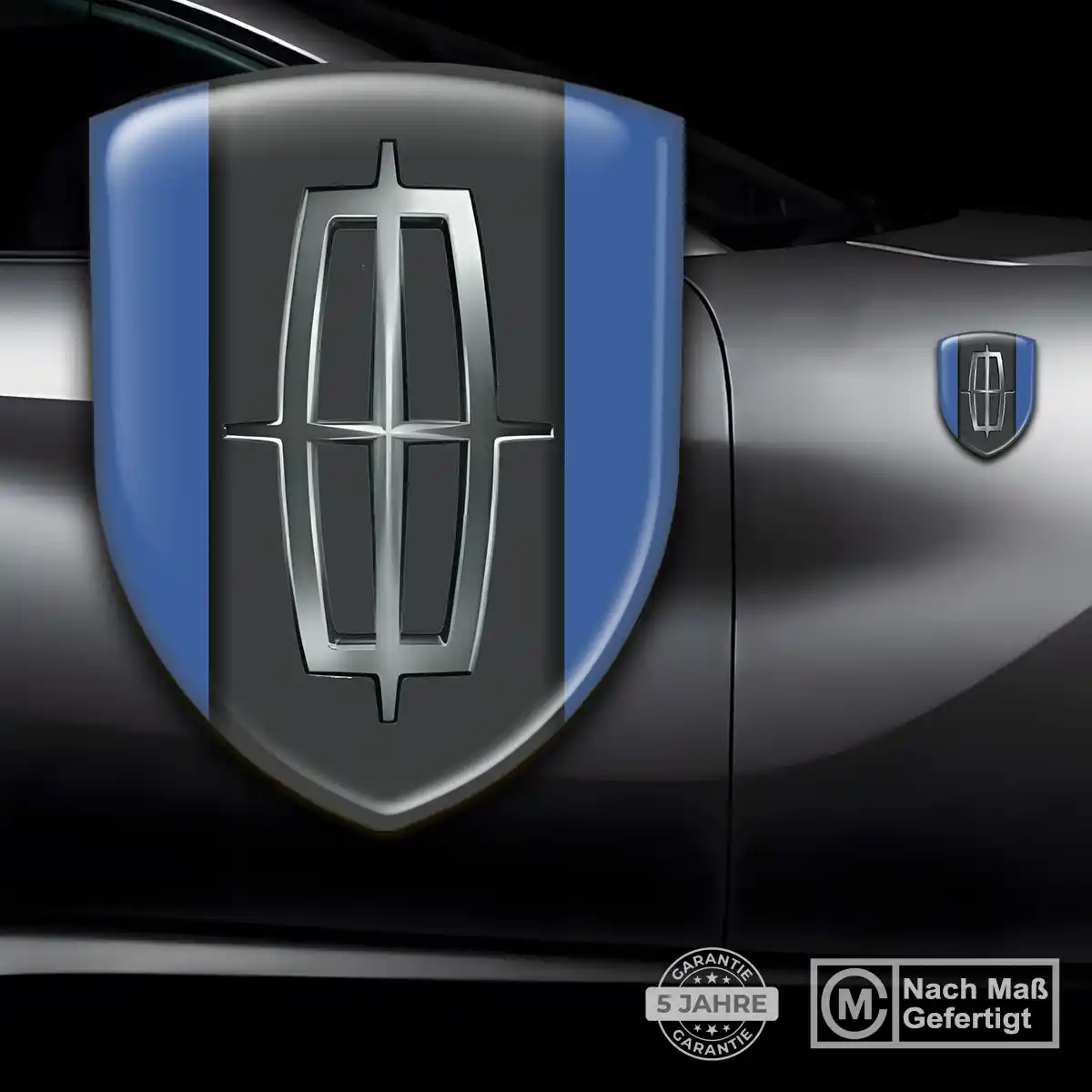 Lincoln Aufkleber Wappen Stilvolles Design