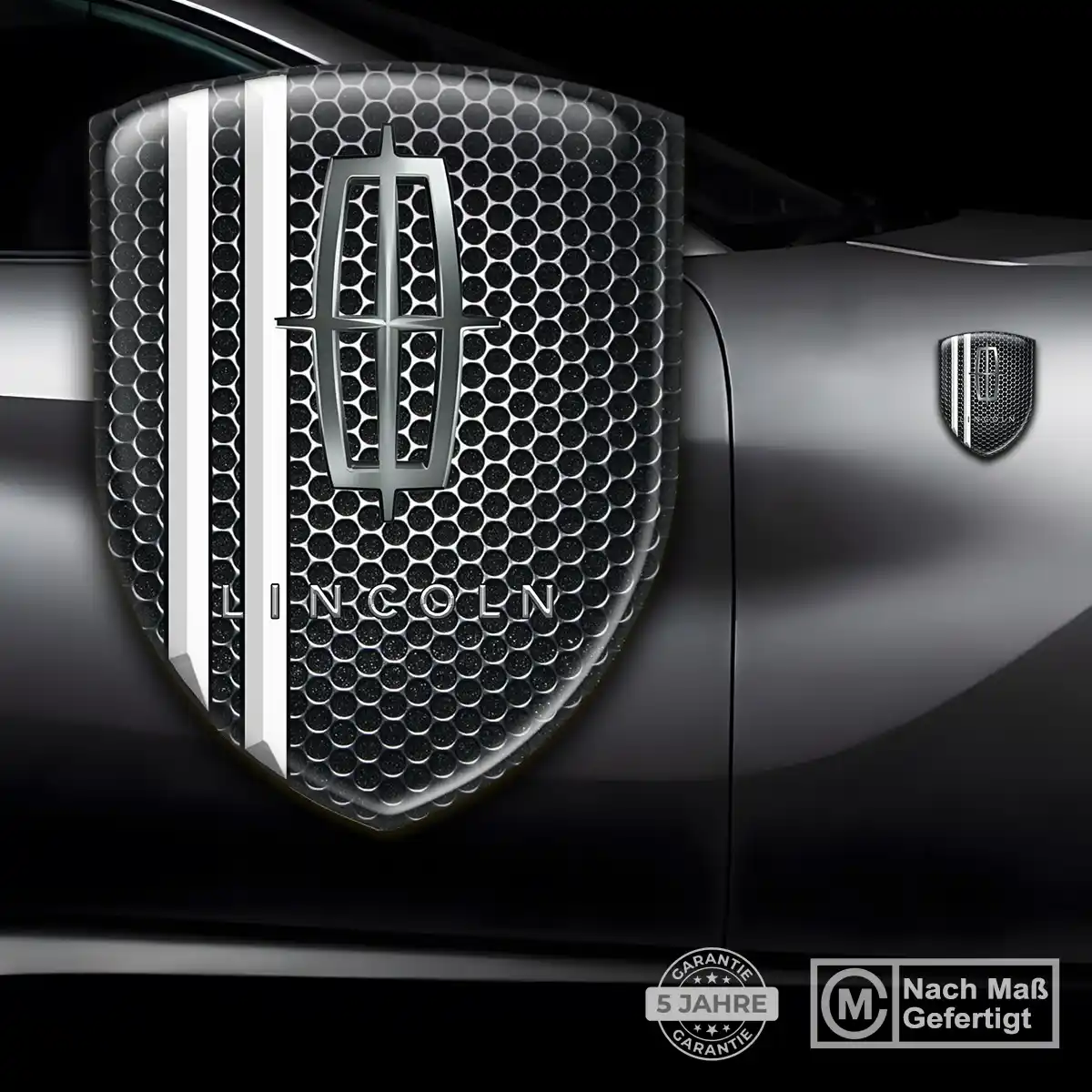 Lincoln Emblem Aufkleber Wappen Auto Stilvolles Design