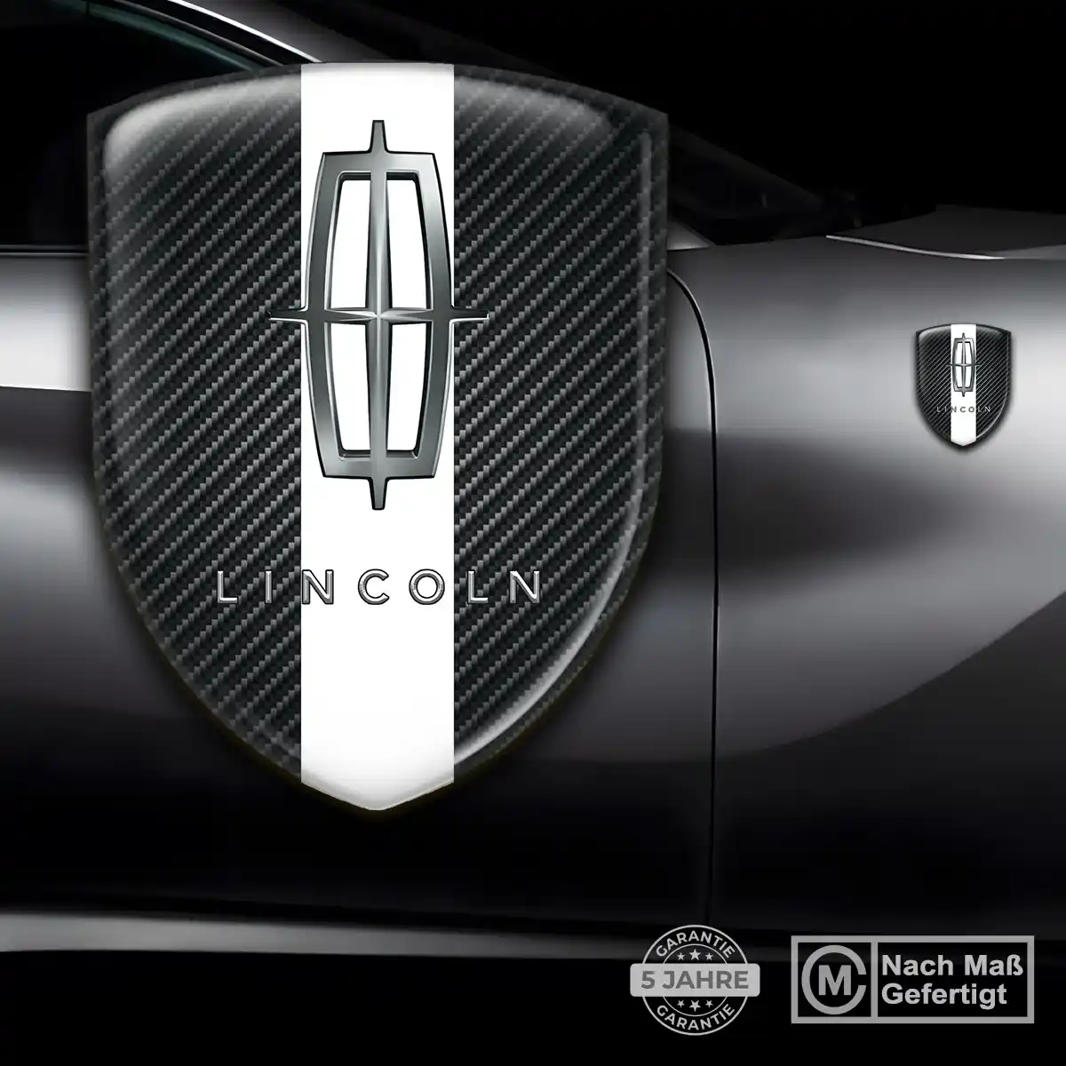 Lincoln Emblem Aufkleber Wappen Premium-Edition