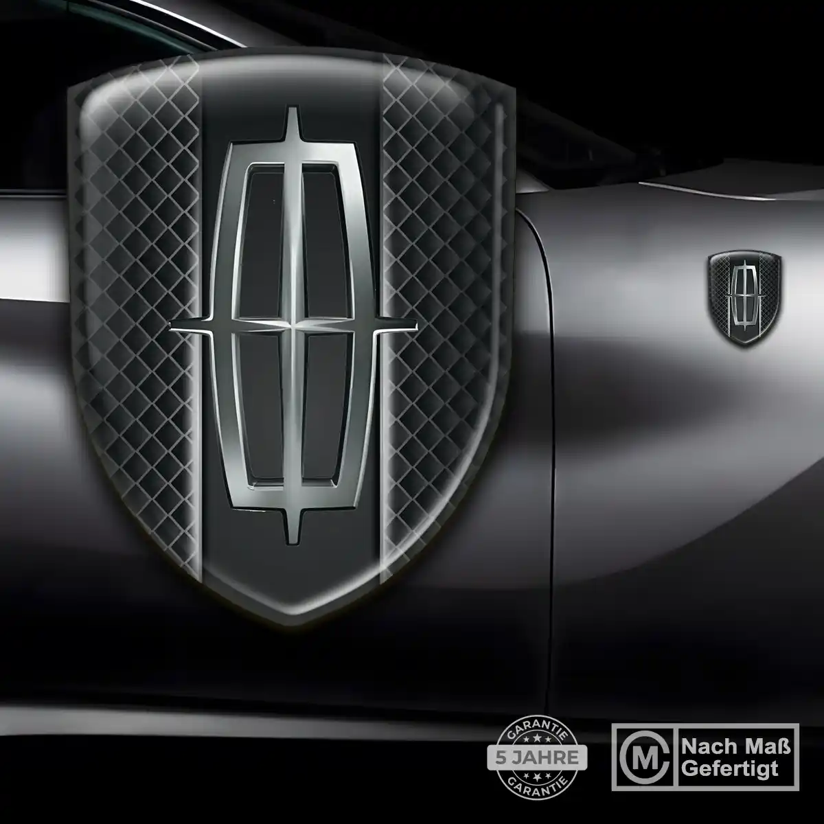 Lincoln Emblem Wappen Aufkleber Auto Hohe Qualität