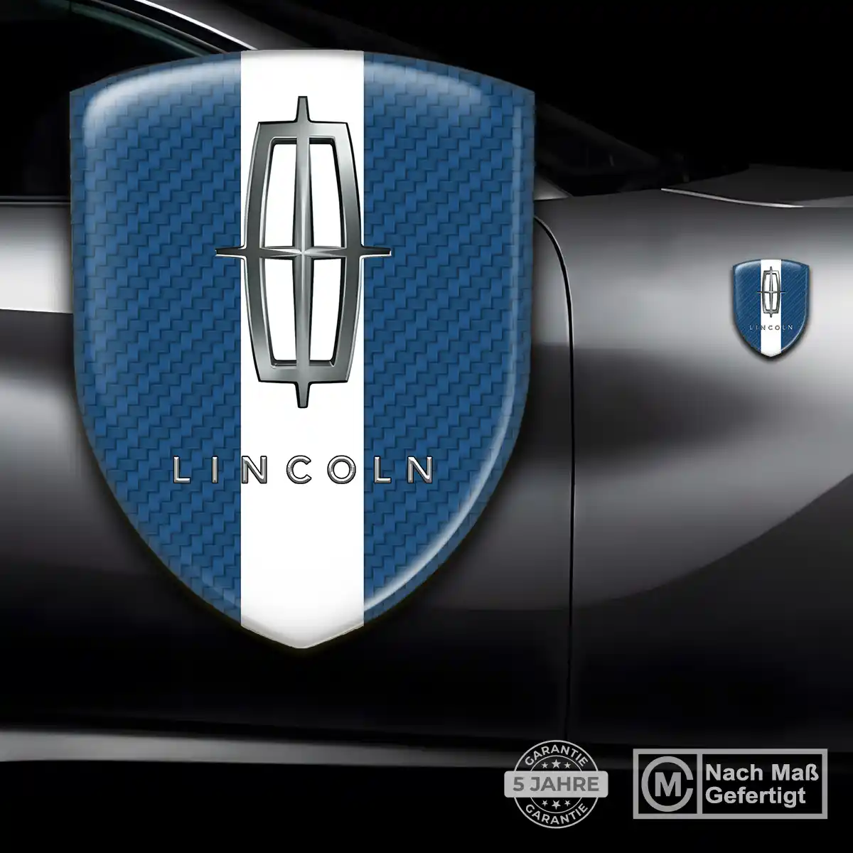 Lincoln Emblem Wappen Aufkleber Premium-Edition