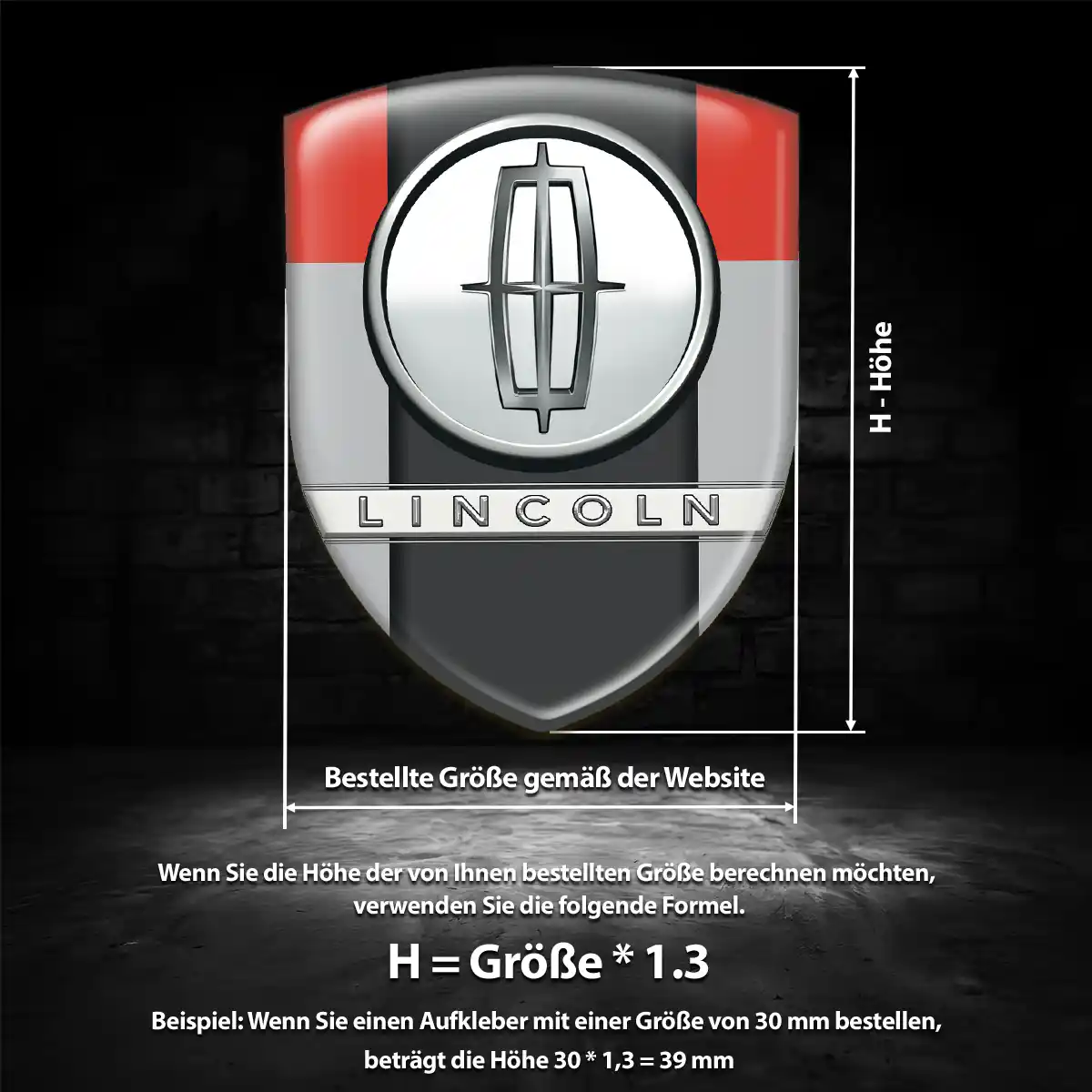 Lincoln Embleme Premium-Edition
