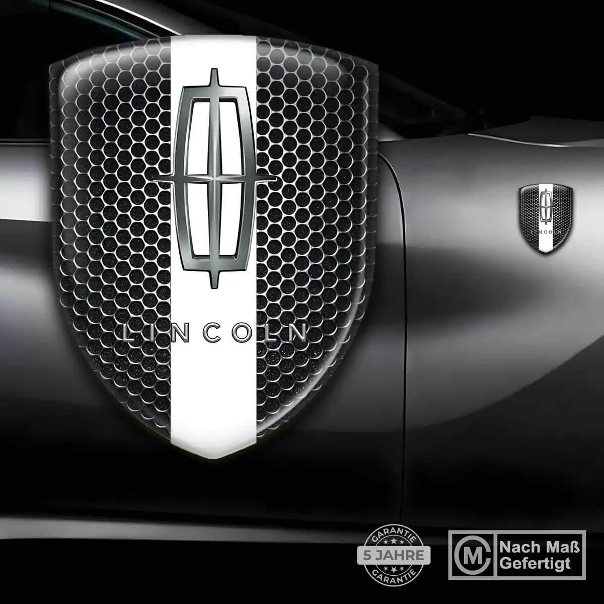Lincoln Embleme Silikon Aufkleber Auto Hohe Qualität