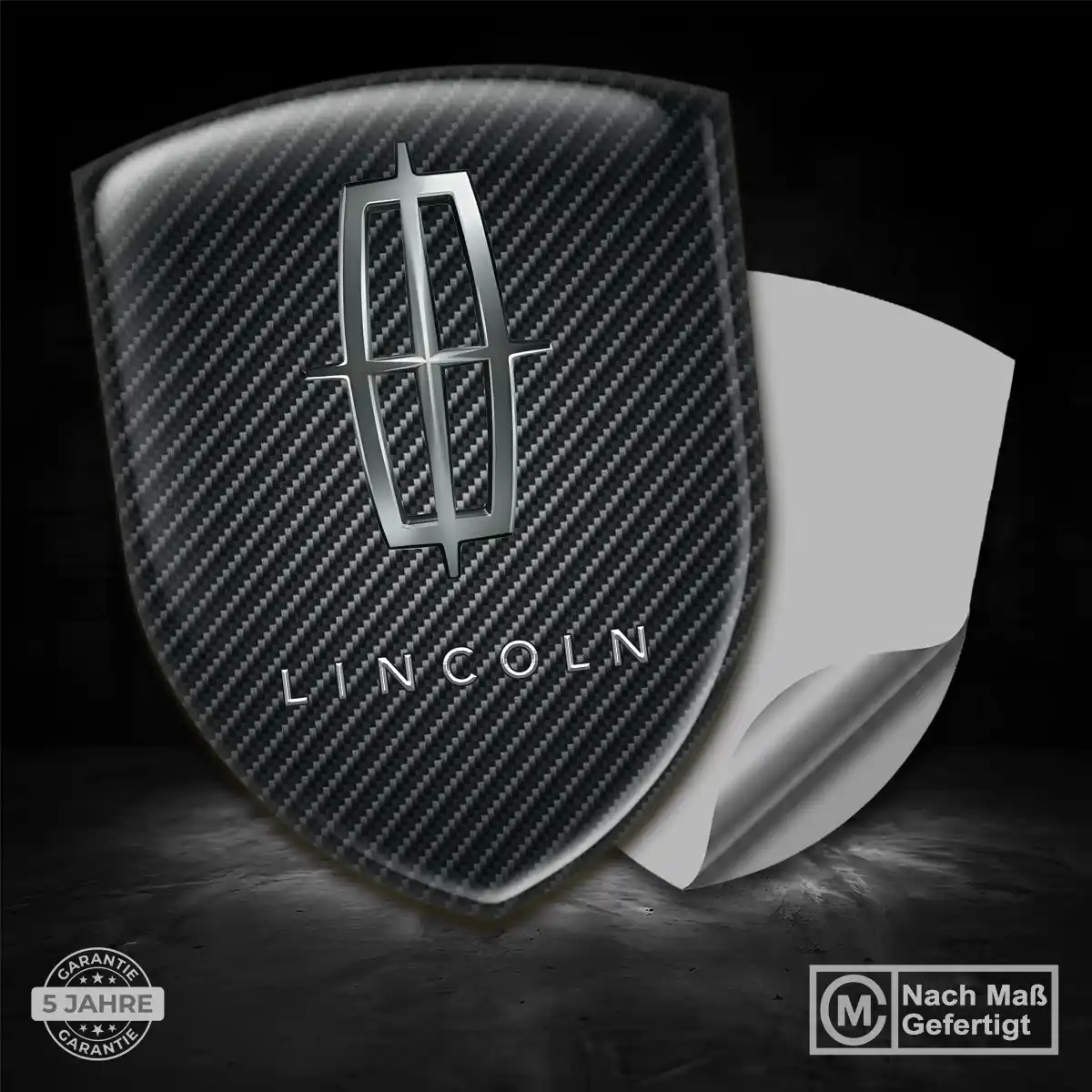 Lincoln Embleme Silikon Aufkleber Auto Stilvolles Design
