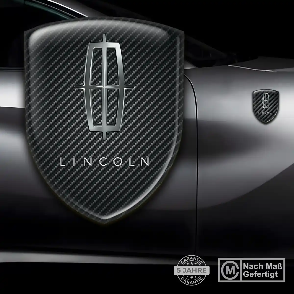 Lincoln Embleme Silikon Aufkleber Auto Stilvolles Design