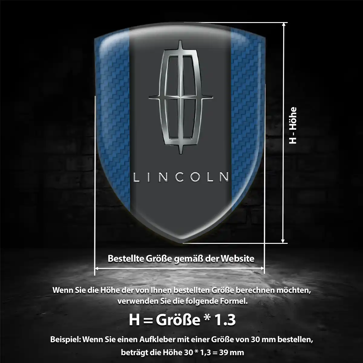 Lincoln Embleme Stilvolles Design