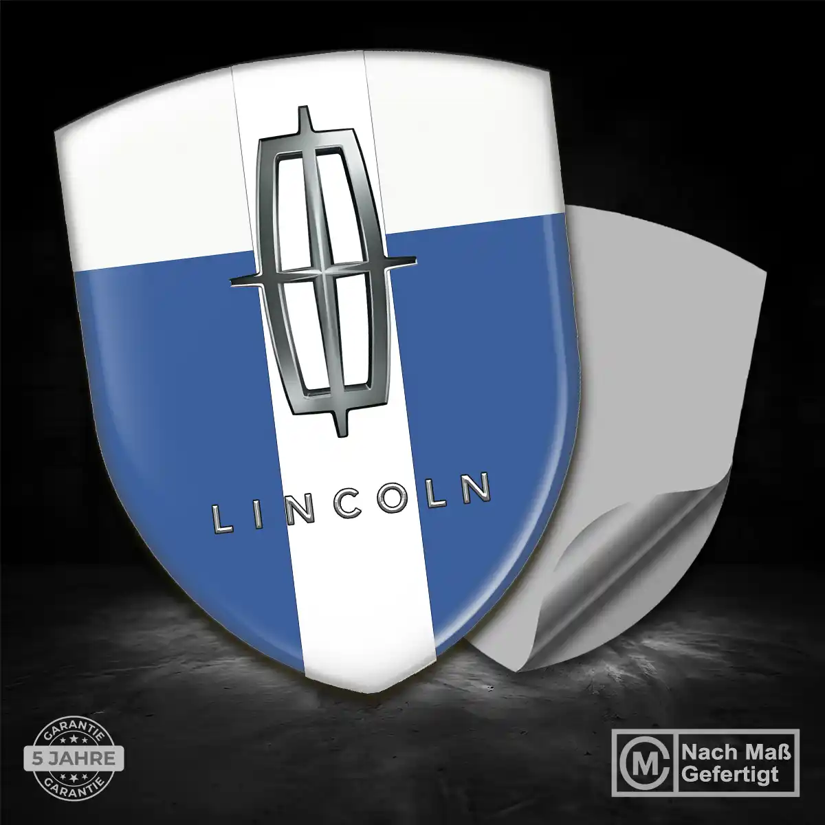 Lincoln Silikon Aufkleber Embleme Auto Hohe Qualität