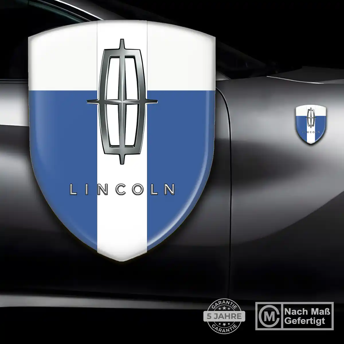Lincoln Silikon Aufkleber Embleme Auto Hohe Qualität