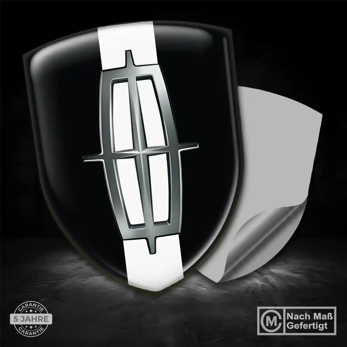 Lincoln Silikon Aufkleber Embleme Auto Stilvolles Design