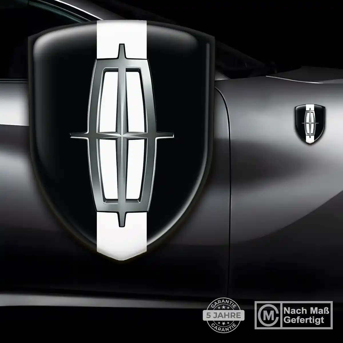 Lincoln Silikon Aufkleber Embleme Auto Stilvolles Design