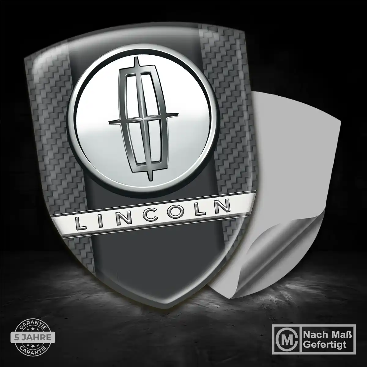 Lincoln Silikon Aufkleber Stilvolles Design