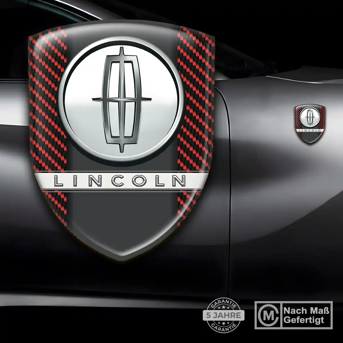 Lincoln Wappen Aufkleber Auto Hohe Qualität