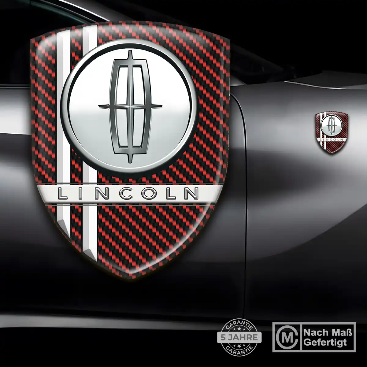 Lincoln Wappen Aufkleber Auto Stilvolles Design