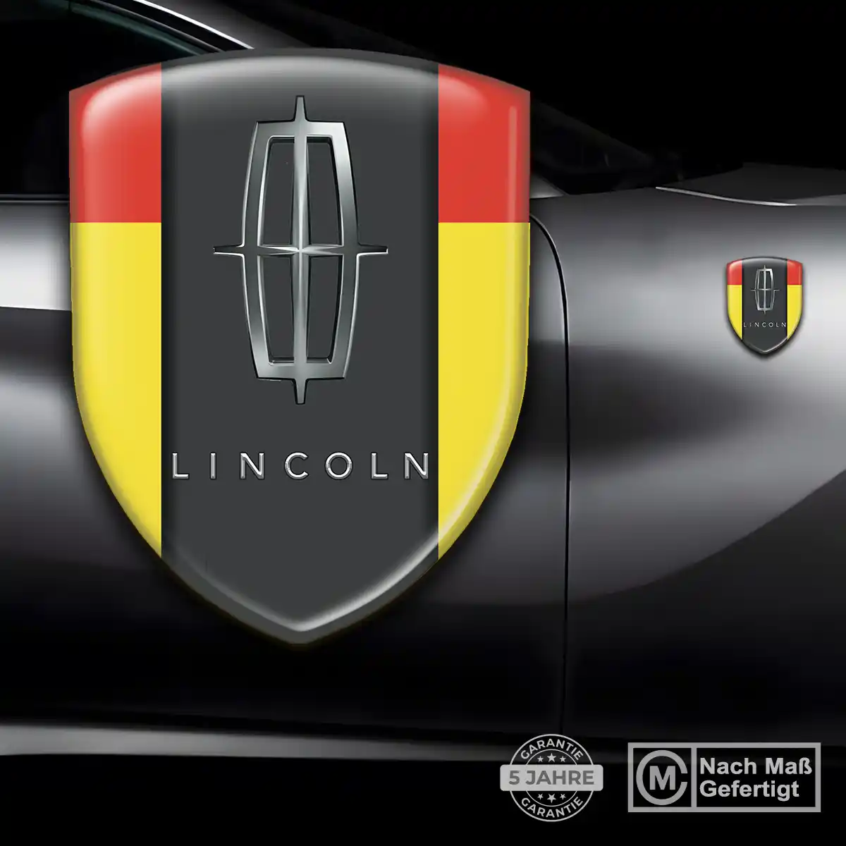 Lincoln Wappen Aufkleber Emblem Hohe Qualität